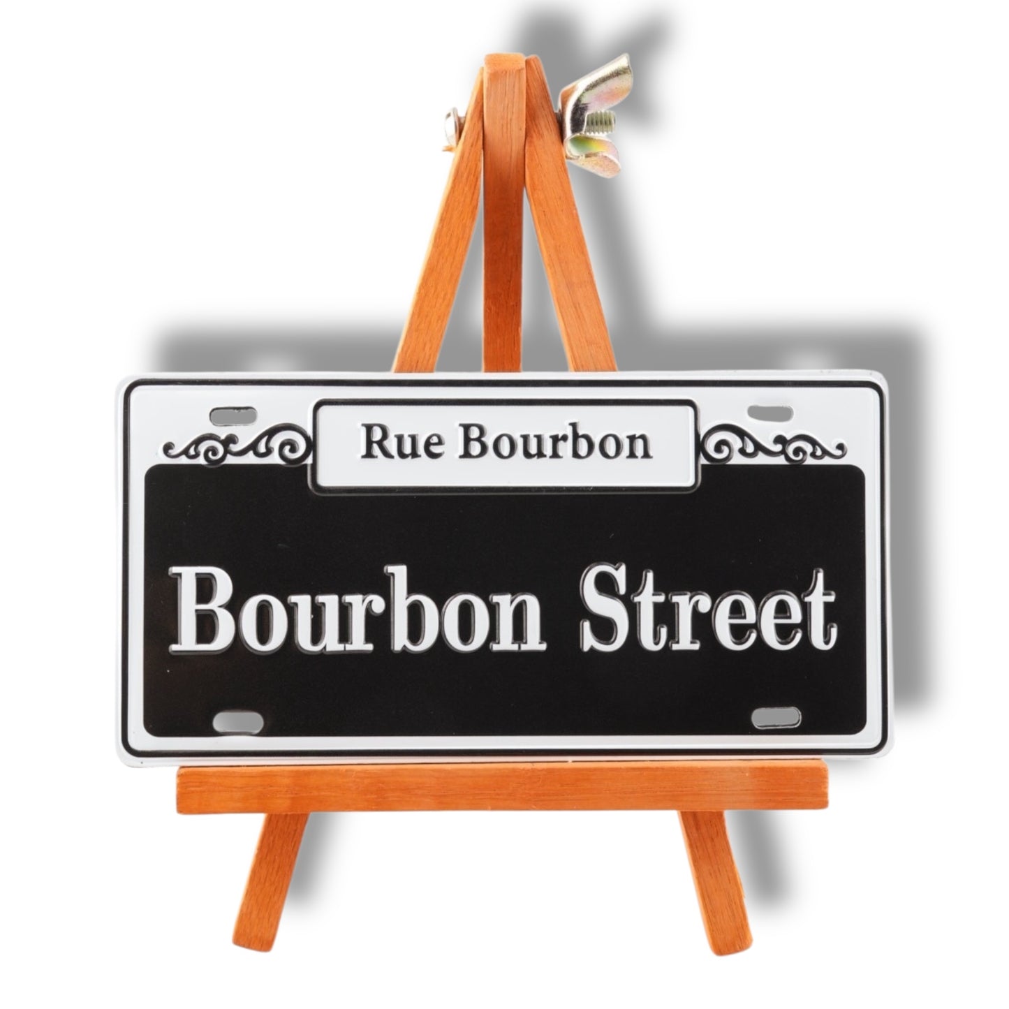 Bourbon Street Metal Street Sign Magnet - local art - Refrigerator Magnets - New Orleans Souvenir