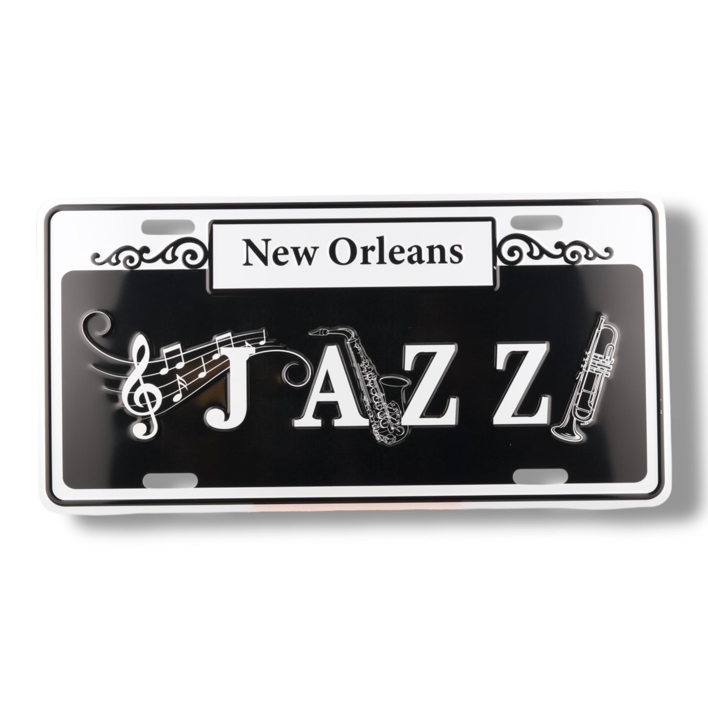 Jazz Music License Plate - Signs - New Orleans Souvenir