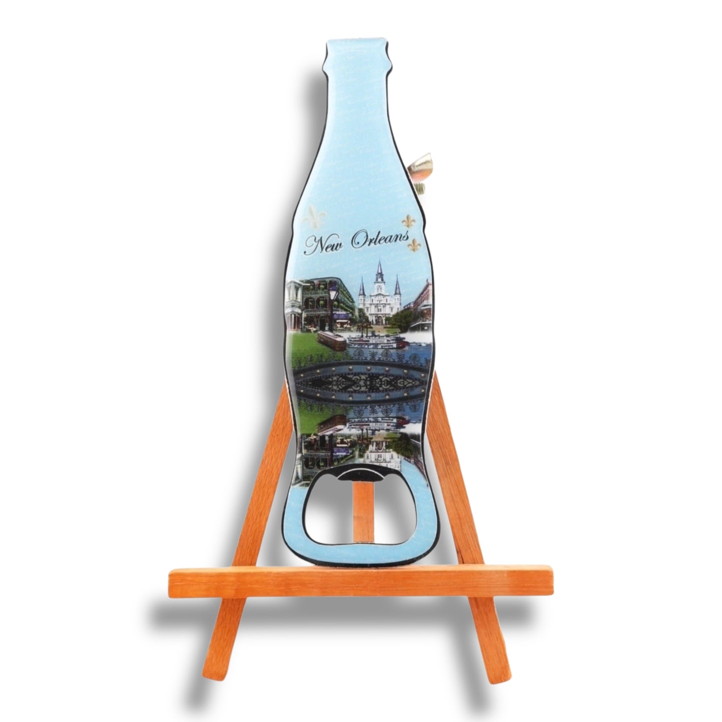 New Orleans Cityscape Bottle-Shaped Opener - local art - Bottle Openers