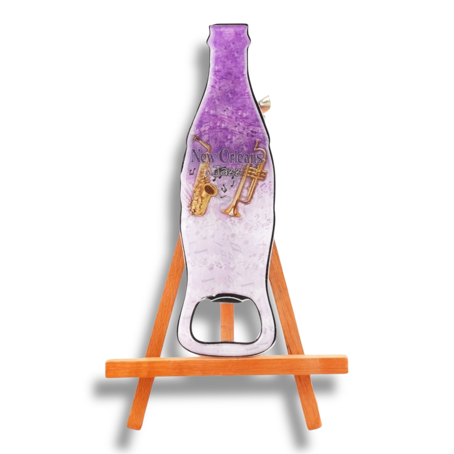 New Orleans Jazz Bottle-Shaped Opener - vibrant - Bottle Openers