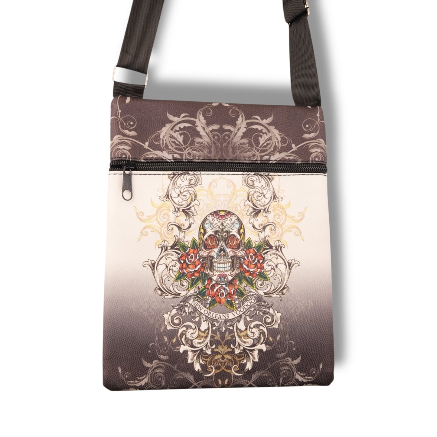 White Voodoo Skeleton Travel Bag - durable - Tote Bags - New Orleans Souvenir