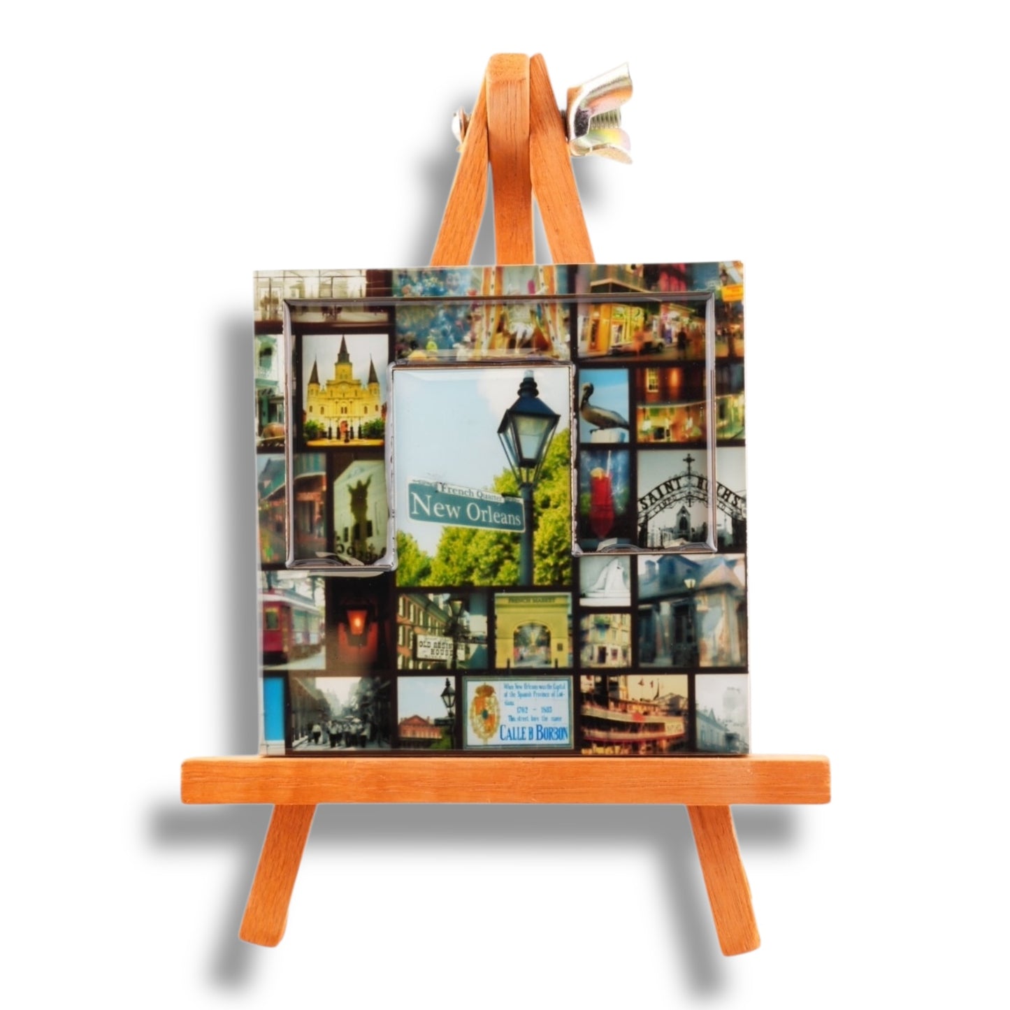 New Orleans Postcard Wooden Magnet - durable - Refrigerator Magnets