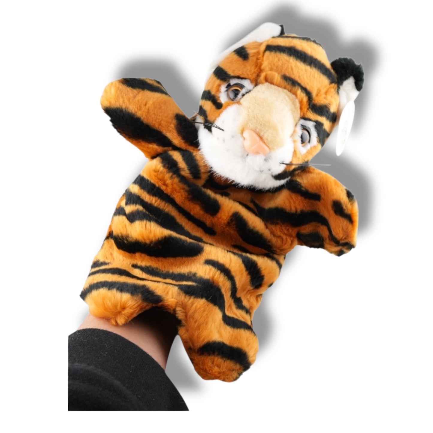 Tiger Of The Bayou Puppet 12"H - Stuffed Animals - New Orleans Souvenir - Close Up