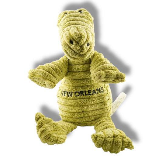 Sitting Alligator Toy 9"H - Stuffed Animals - New Orleans Souvenir