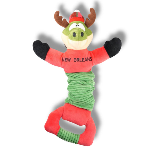 Santa Alligator Stretch Toy 13"L - Dog Toys - New Orleans Souvenir