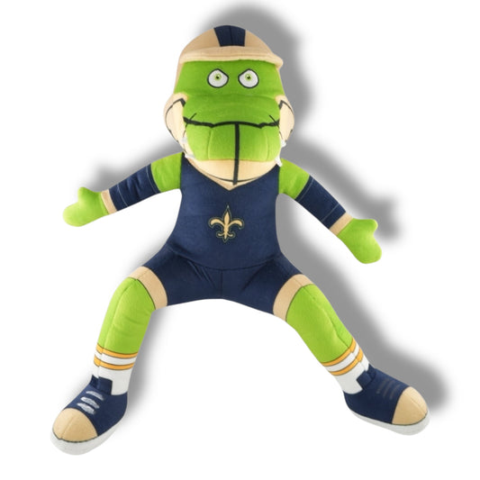 New Orleans Football Alligator Player 12"H - durable, vibrant - Stuffed Animals