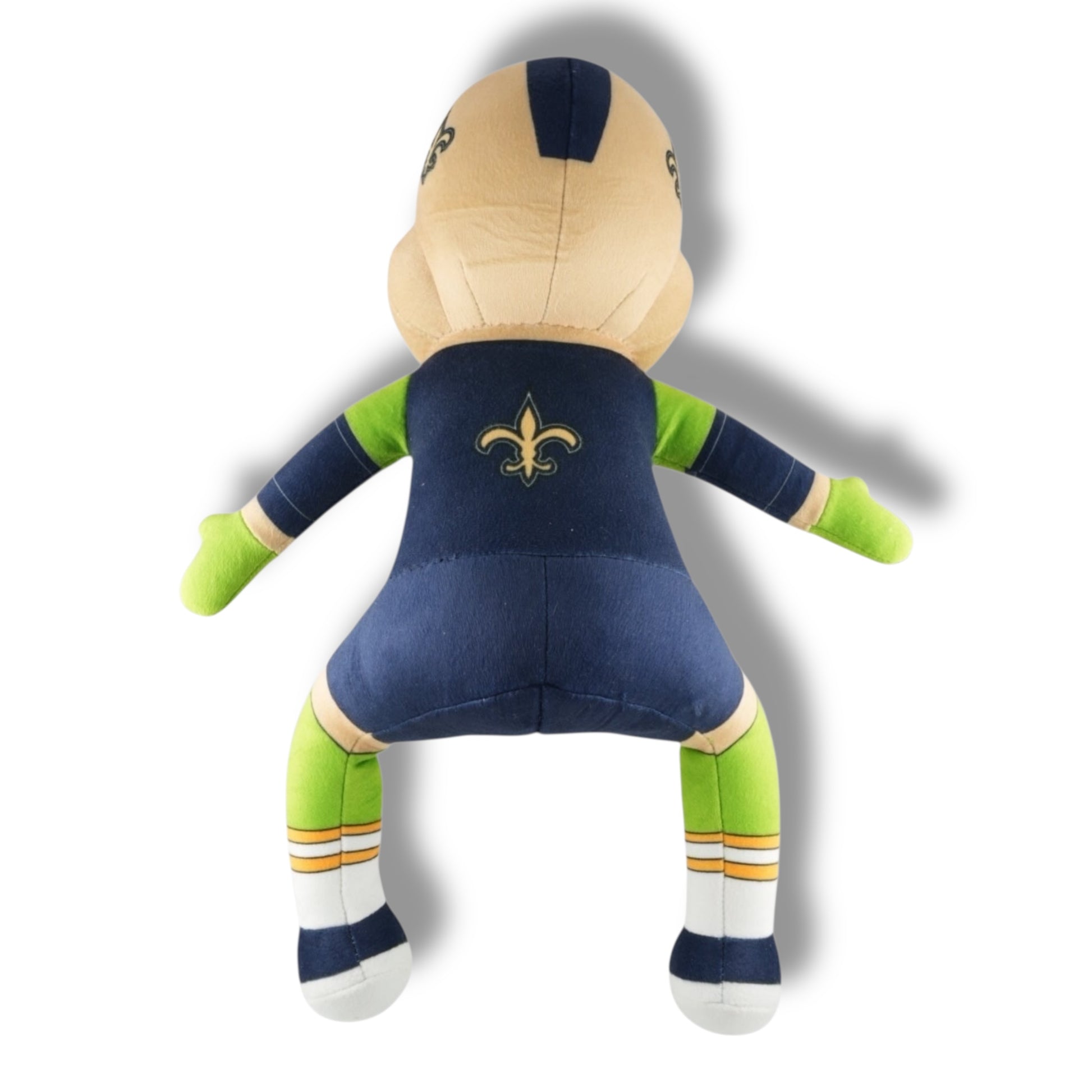 New Orleans Football Alligator Player 12"H - durable, vibrant - Stuffed Animals - Back