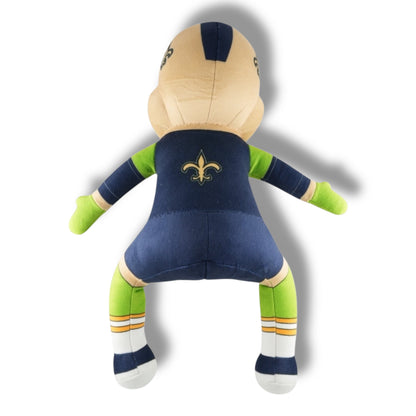 New Orleans Football Alligator Player 12"H - durable, vibrant - Stuffed Animals - Back