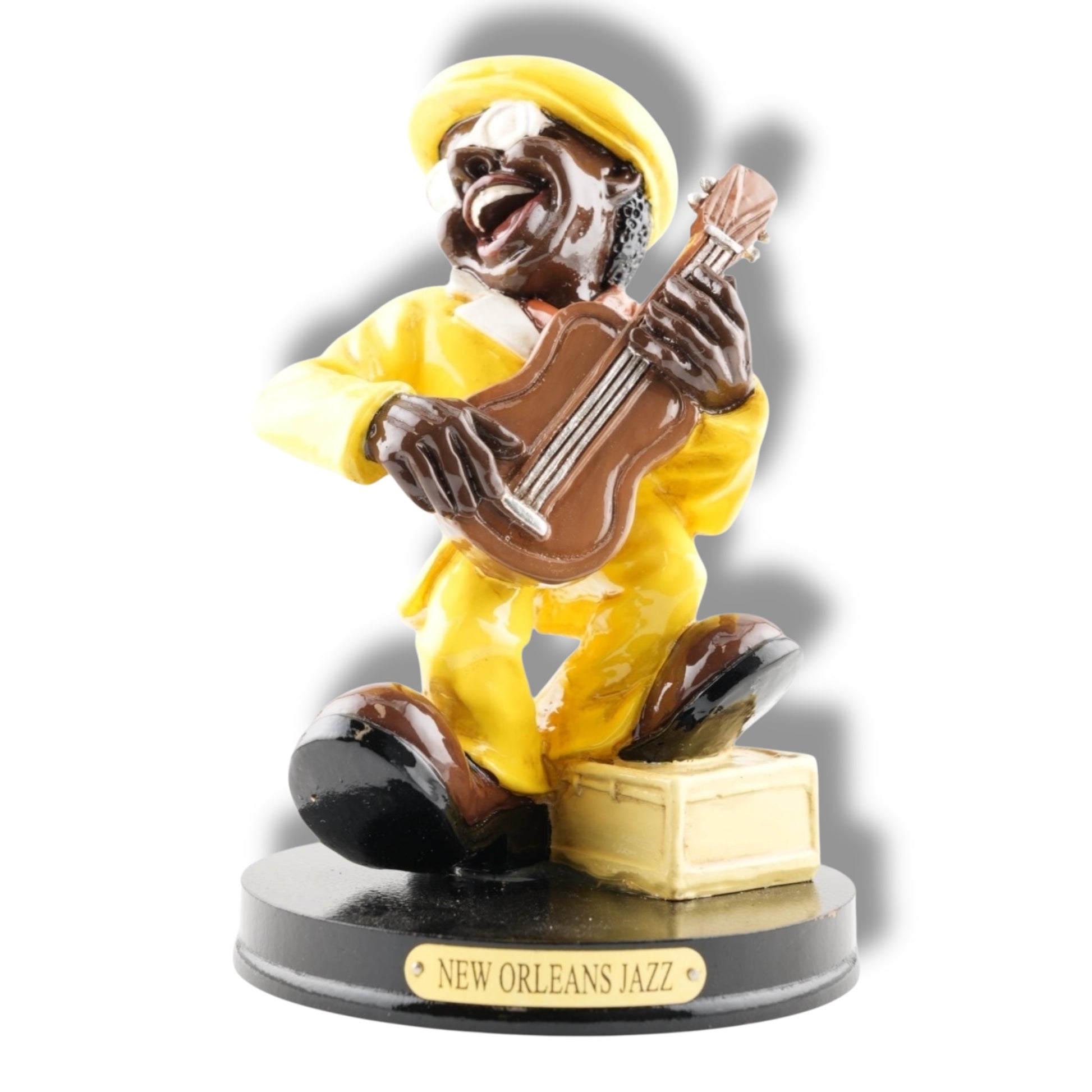 New Orleans Jazz Guitar Player - local art - Statues, Figurines & Sculptures - Local Art - Colorful - Creative