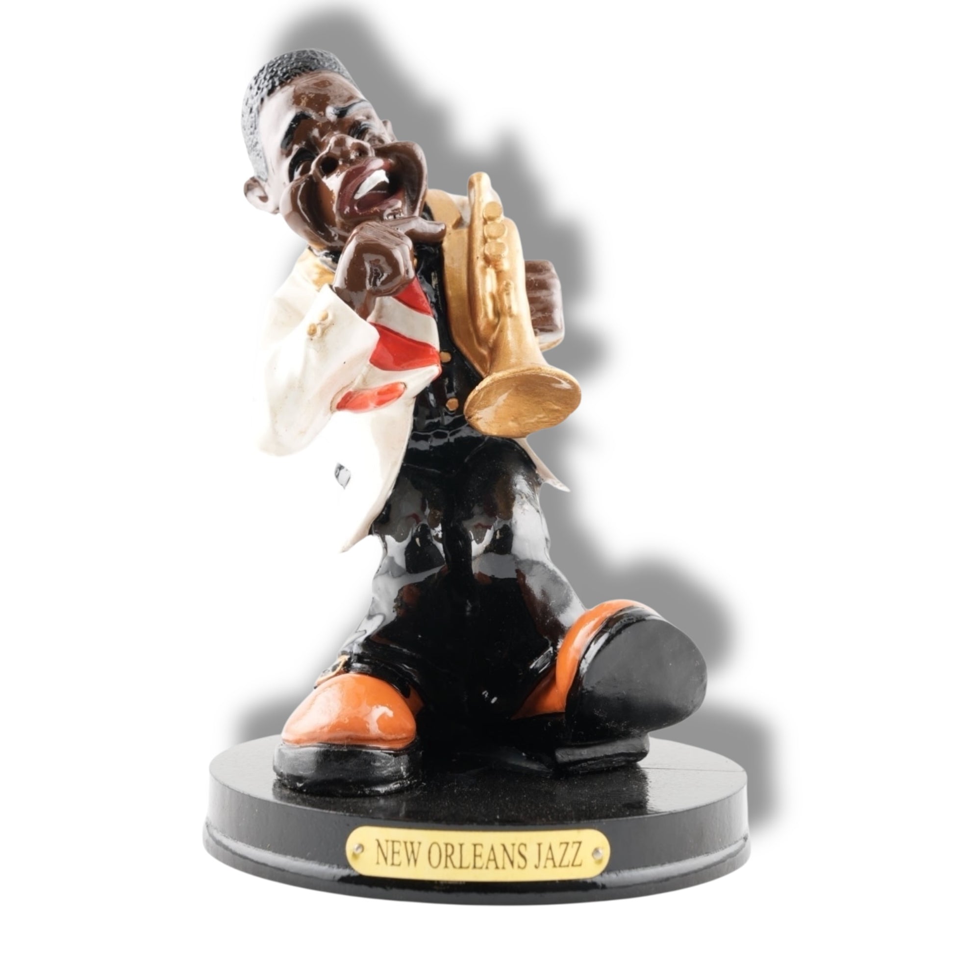 New Orleans Jazz Trumpet Player - local art, durable - Statues, Figurines & Sculptures - Locally Designed - local art