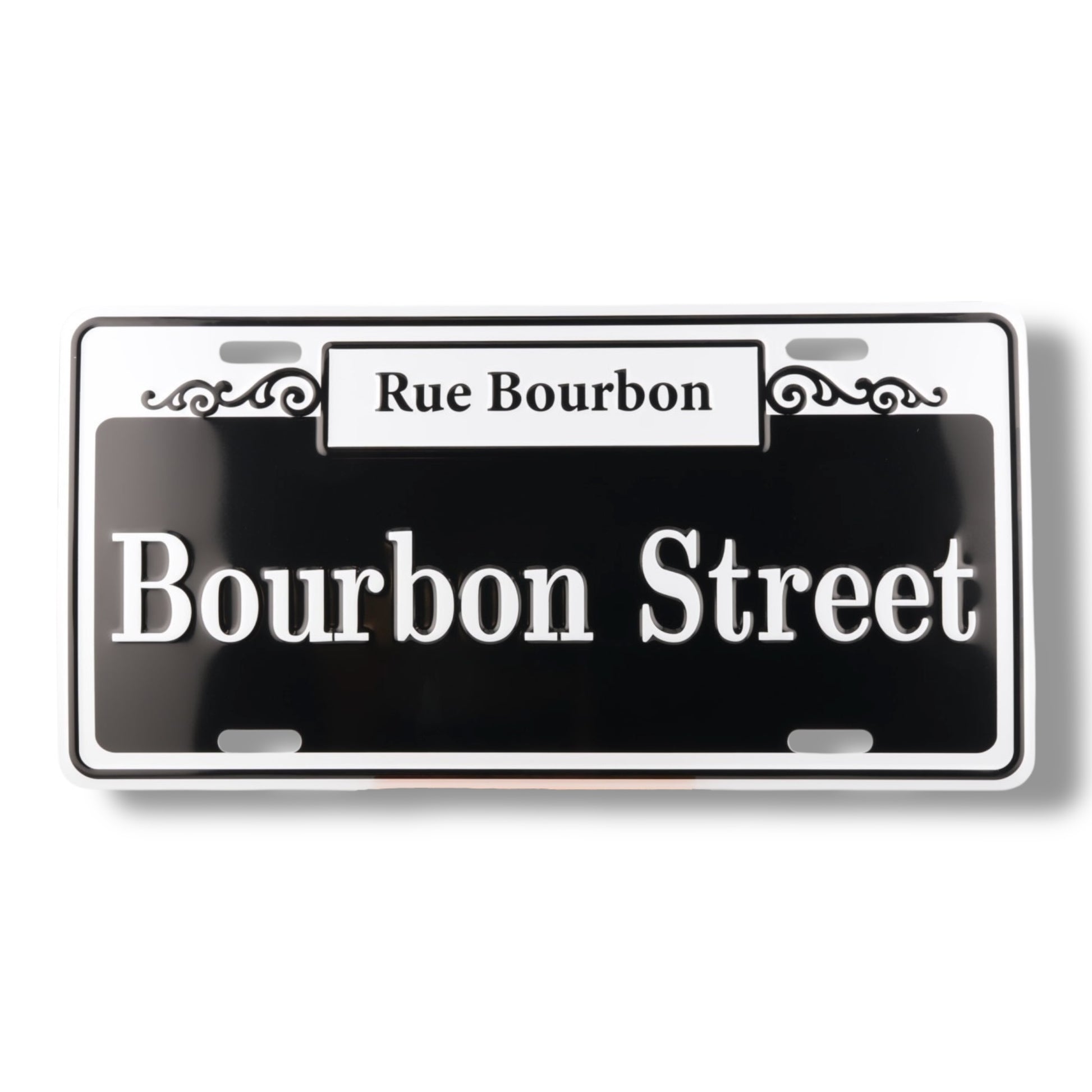 Bourbon Street License Plate - local art - Signs - New Orleans Souvenir