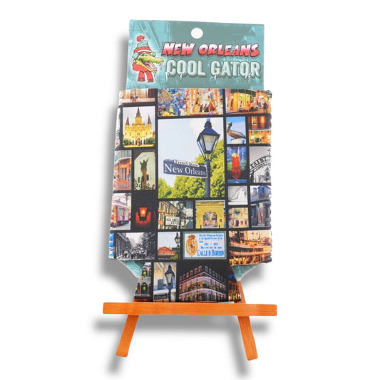 New Orleans Postcard Can Cooler - Bottle Sleeves & Coolers