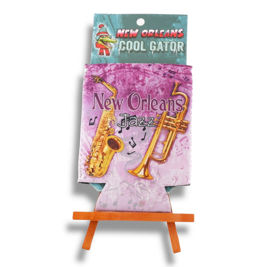 New Orleans Jazz Can Cooler - Bottle Sleeves & Coolers
