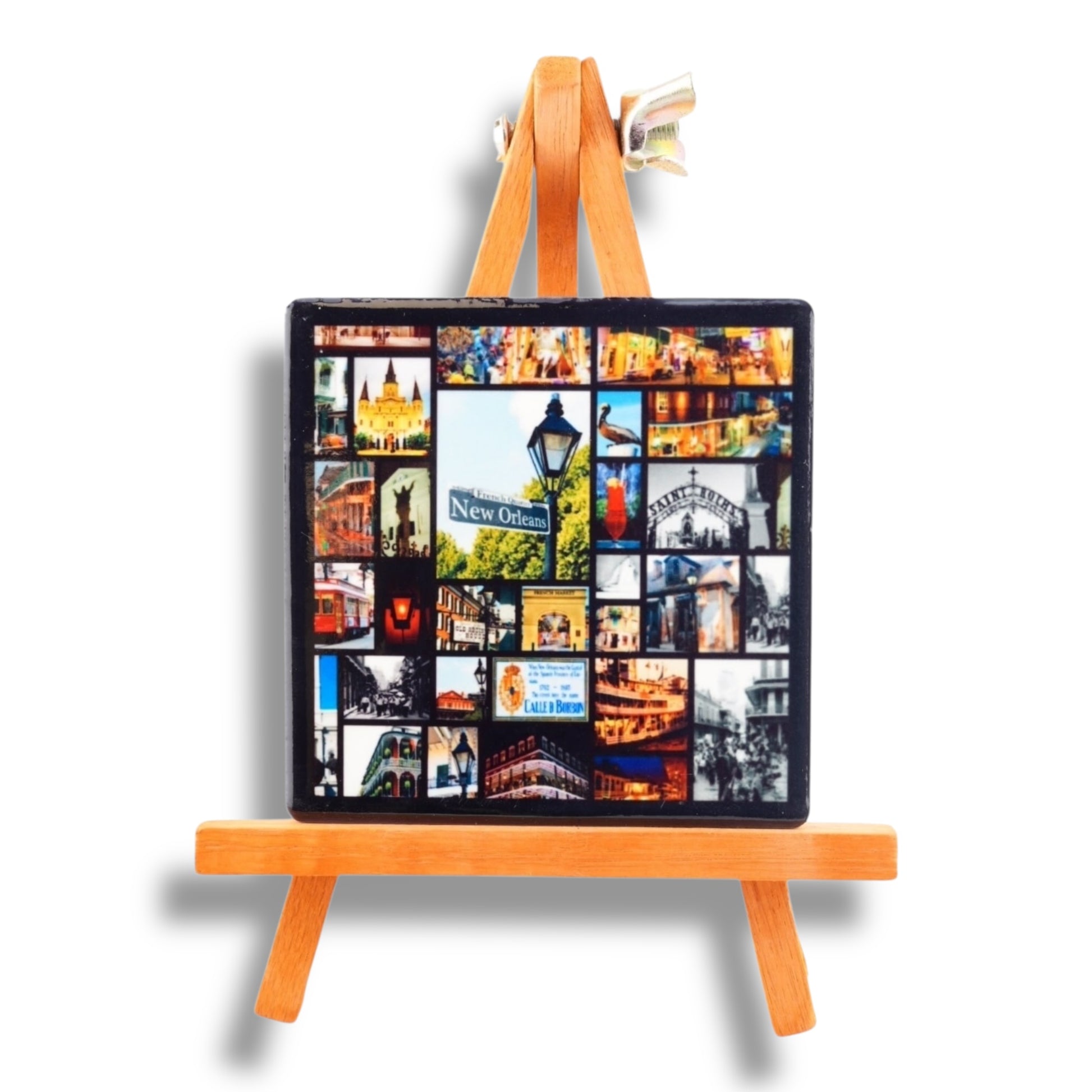New Orleans Postcard Ceramic Magnet - Refrigerator Magnets