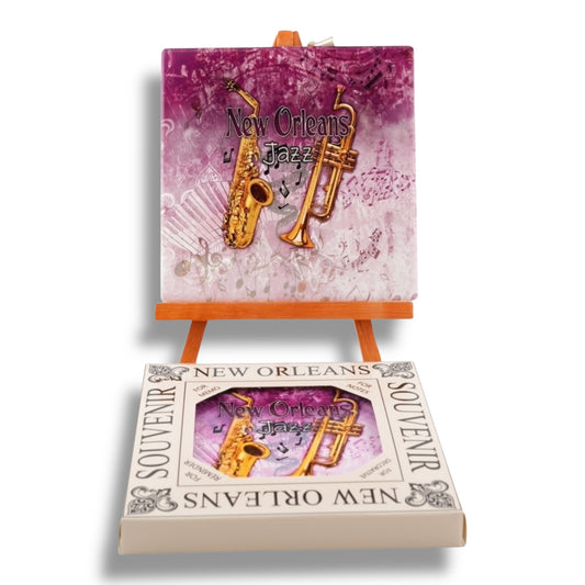 New Orleans Jazz Ceramic Coaster - durable - Coasters