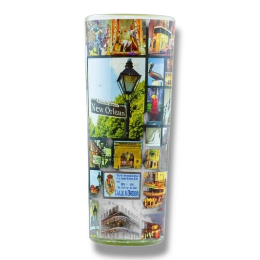 New Orleans Postcard Tall Shot Glass - vibrant - Shot Glasses