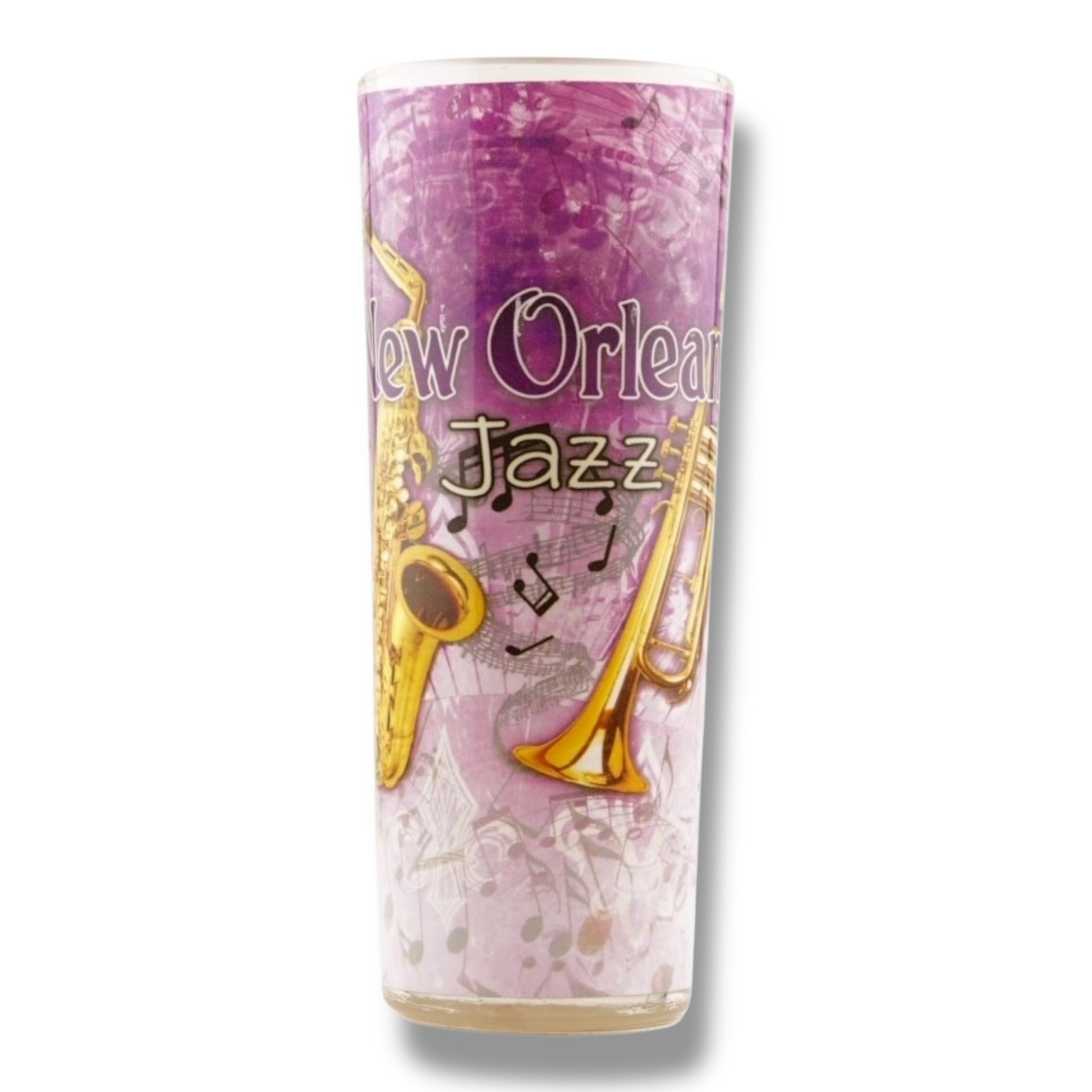 New Orleans Jazz Tall Shot Glass - local art - Shot Glasses
