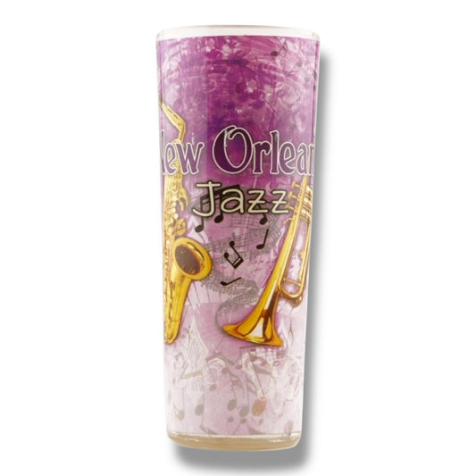 New Orleans Jazz Tall Shot Glass - local art - Shot Glasses