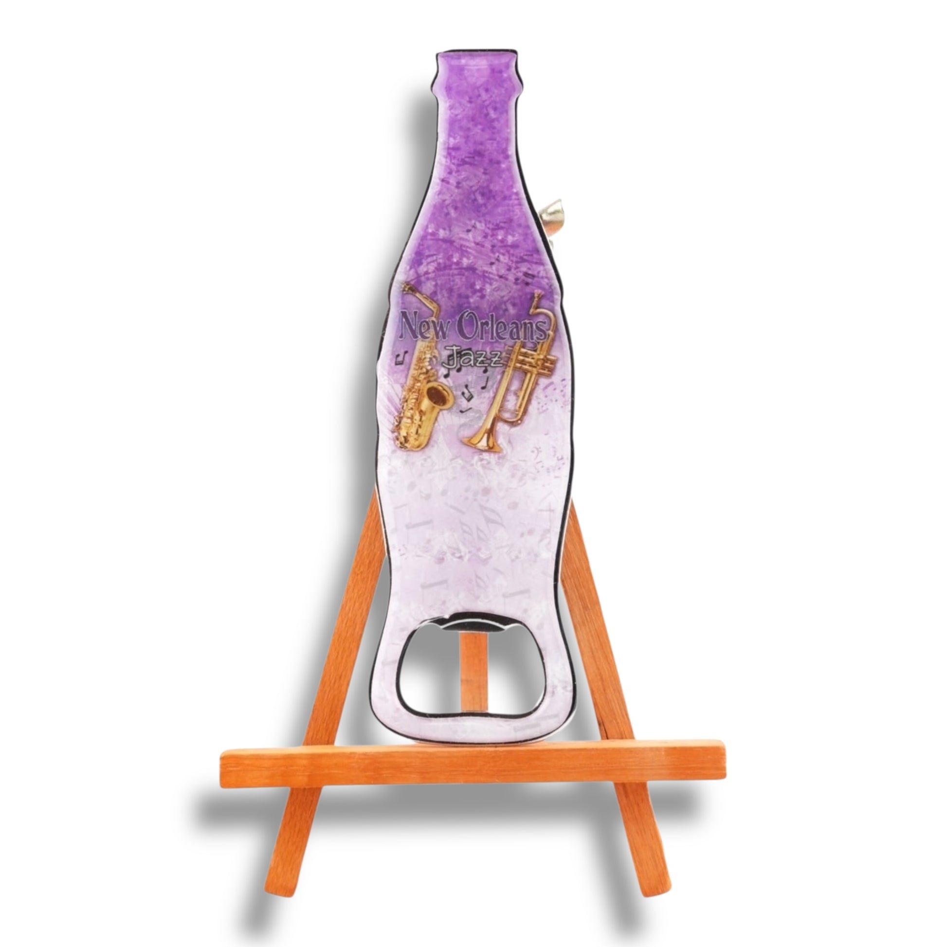 New Orleans Jazz Bottle-Shaped Opener - vibrant - Bottle Openers