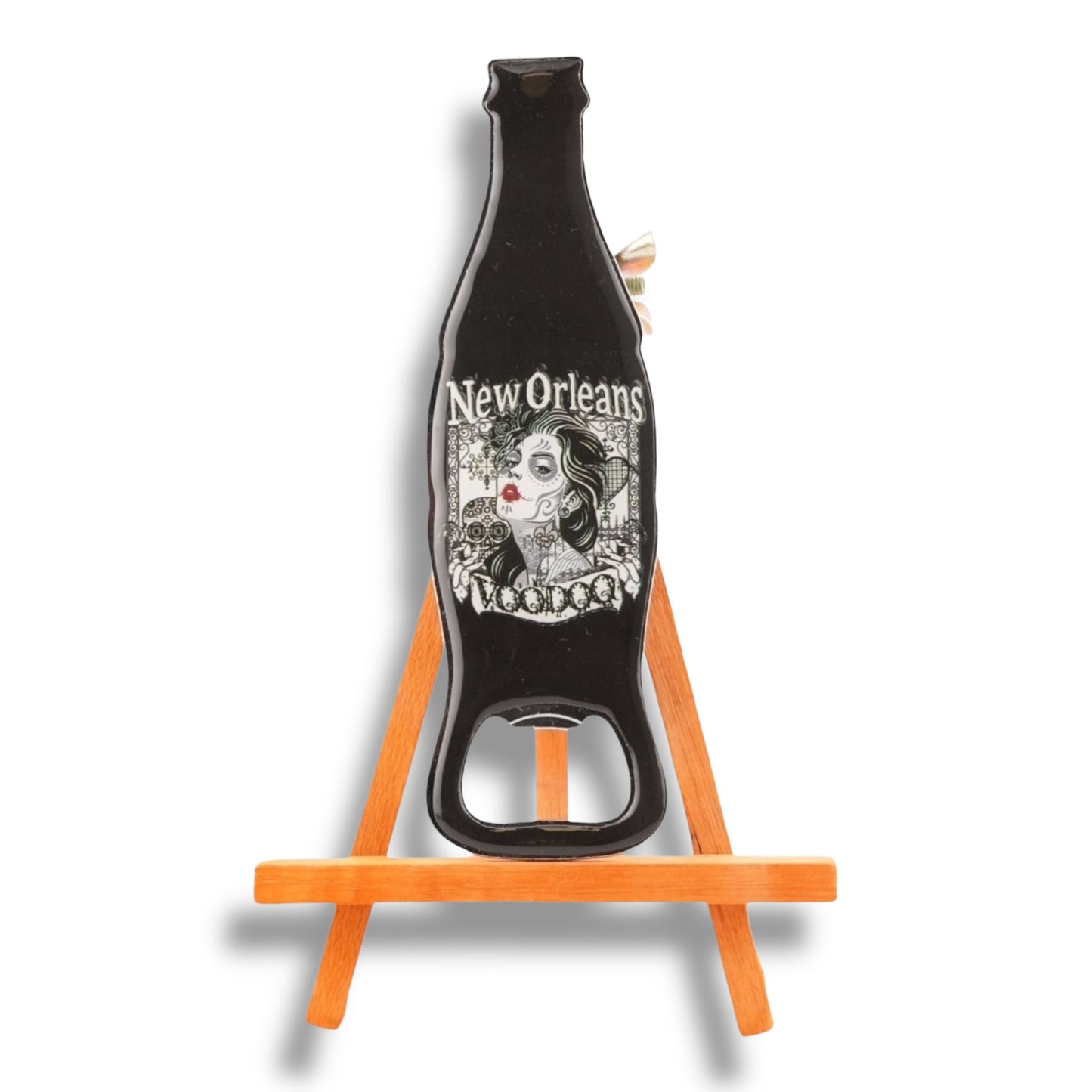 Voodoo Lady Bottle-Shaped Opener - local art - Bottle Openers - New Orleans Souvenir