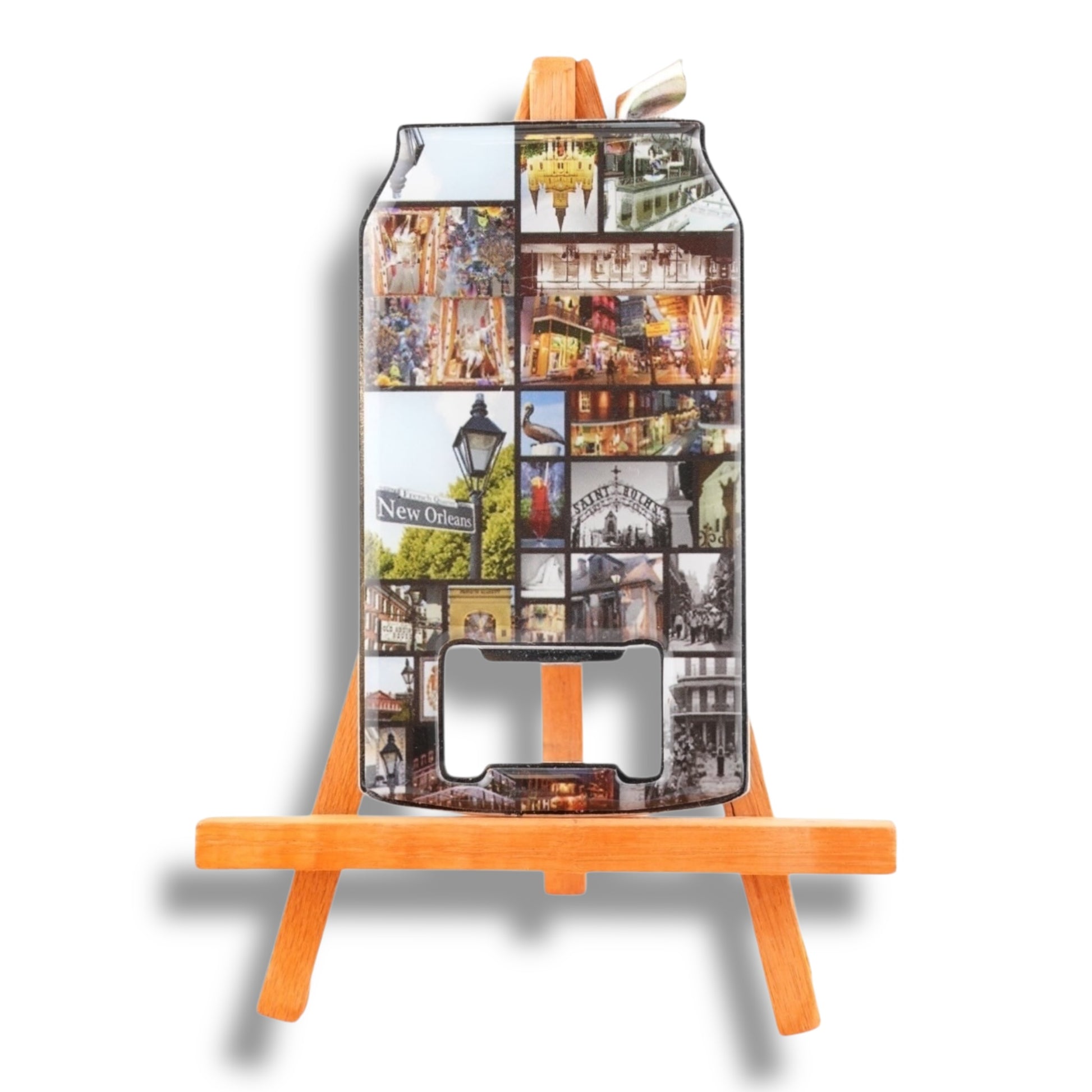 New Orleans Postcard Can-Shaped Opener - local art - Bottle Openers
