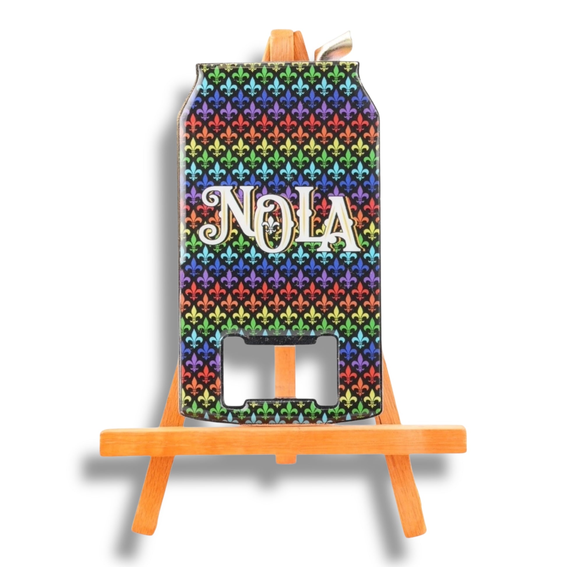 NOLA Rainbow Can-Shaped Opener - local art - Bottle Openers - New Orleans Souvenir