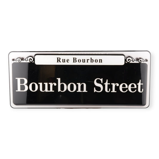 Bourbon Street Wooden Street Sign Wall Decor - Signs - Durable - Local Art - New Orleans Souvenir
