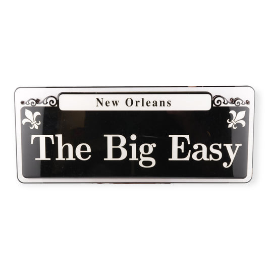 The Big Easy Wooden Street Sign Wall Decor - vibrant, colorful - Signs - New Orleans Souvenir