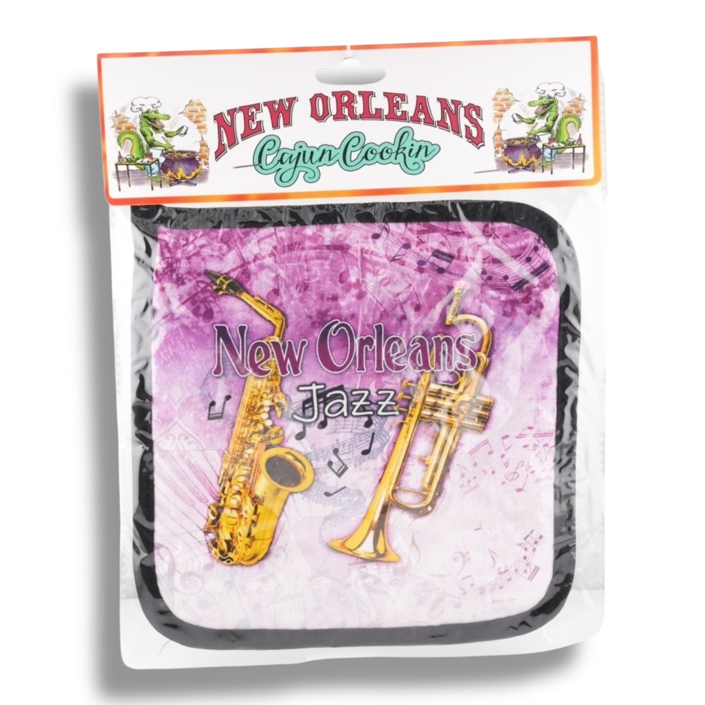 New Orleans Jazz Pot Holder - local art - Potholders & Oven Mitts