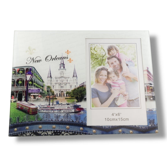 New Orleans Cityscape Picture Frame - local art - Frames