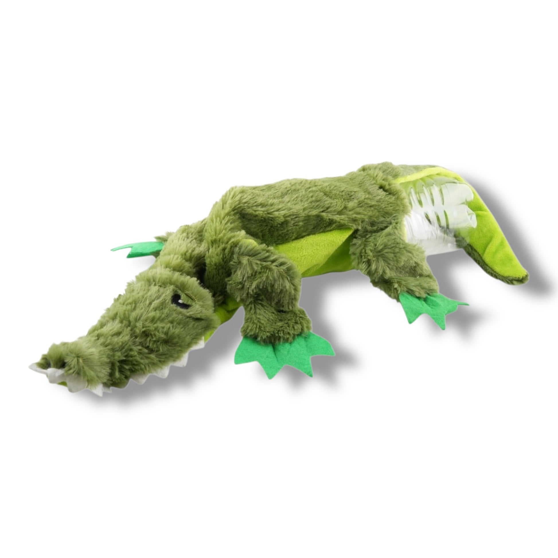 Alligator Toy With Water Bottle Holder 21"L - Dog Toys - New Orleans Souvenir
