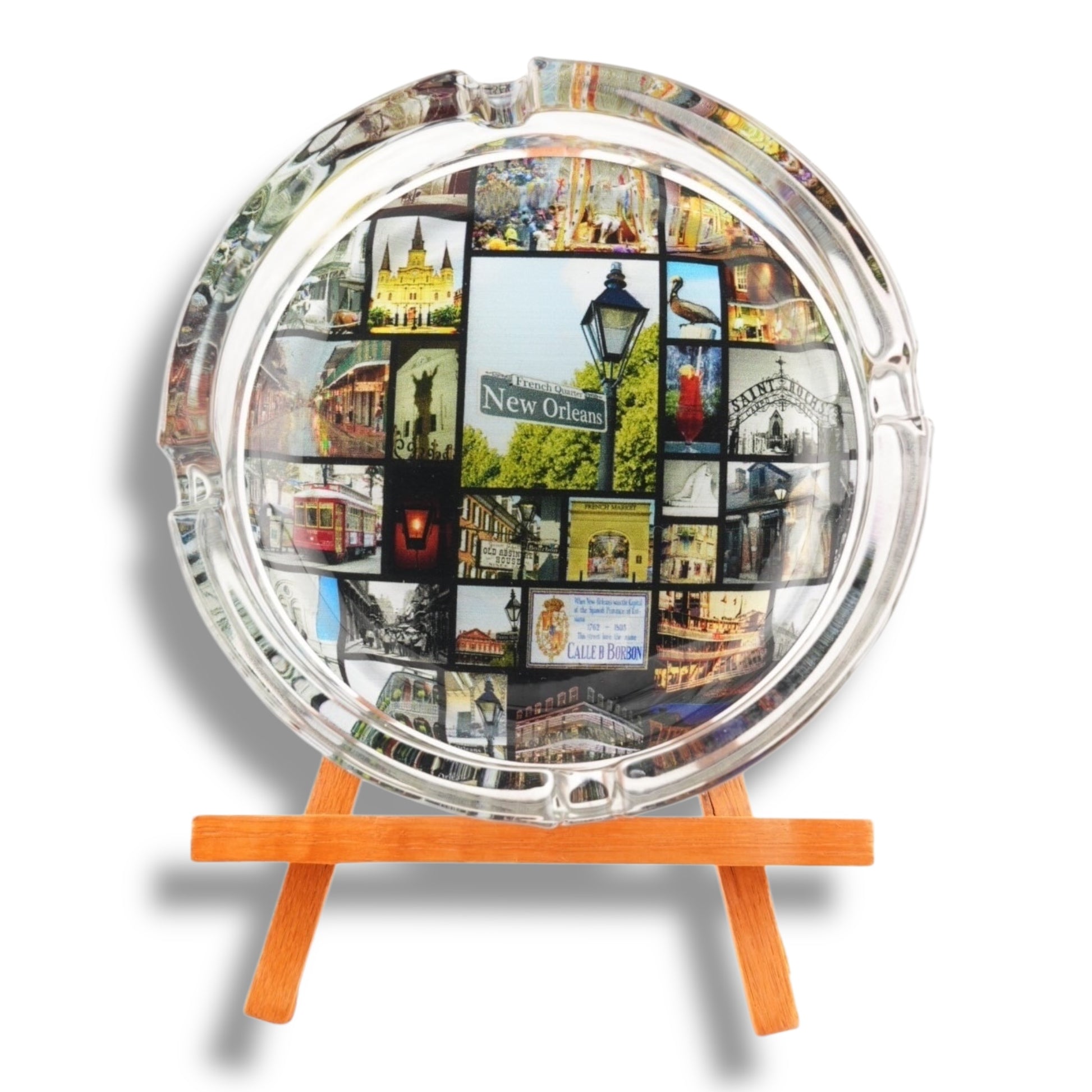 New Orleans Postcard Round Ashtray - Ashtrays