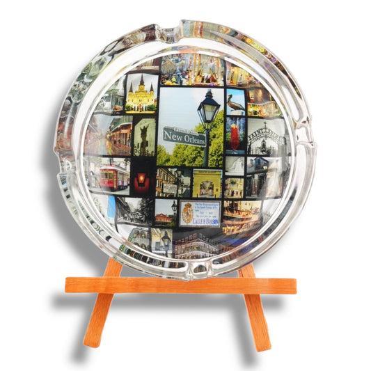 New Orleans Postcard Round Ashtray - Ashtrays