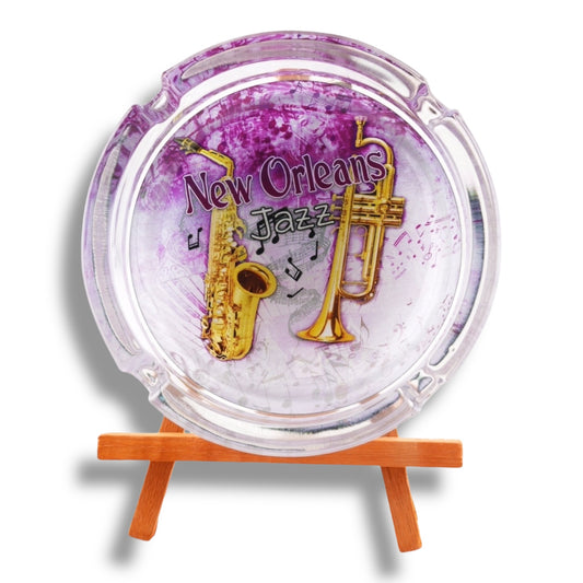 New Orleans Jazz Round Ashtray - Ashtrays