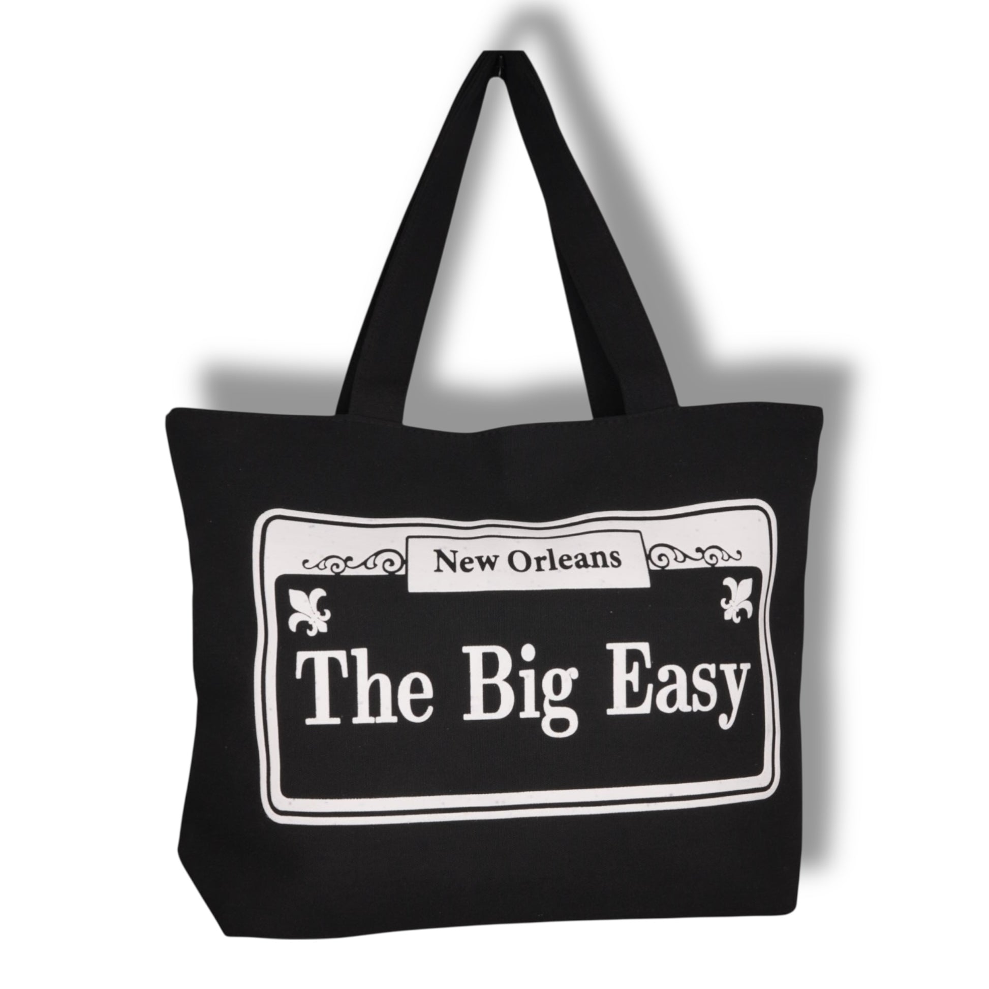 The Big Easy Street Sign Canvas Tote Bag - local art, vibrant - Keychains - New Orleans Souvenir