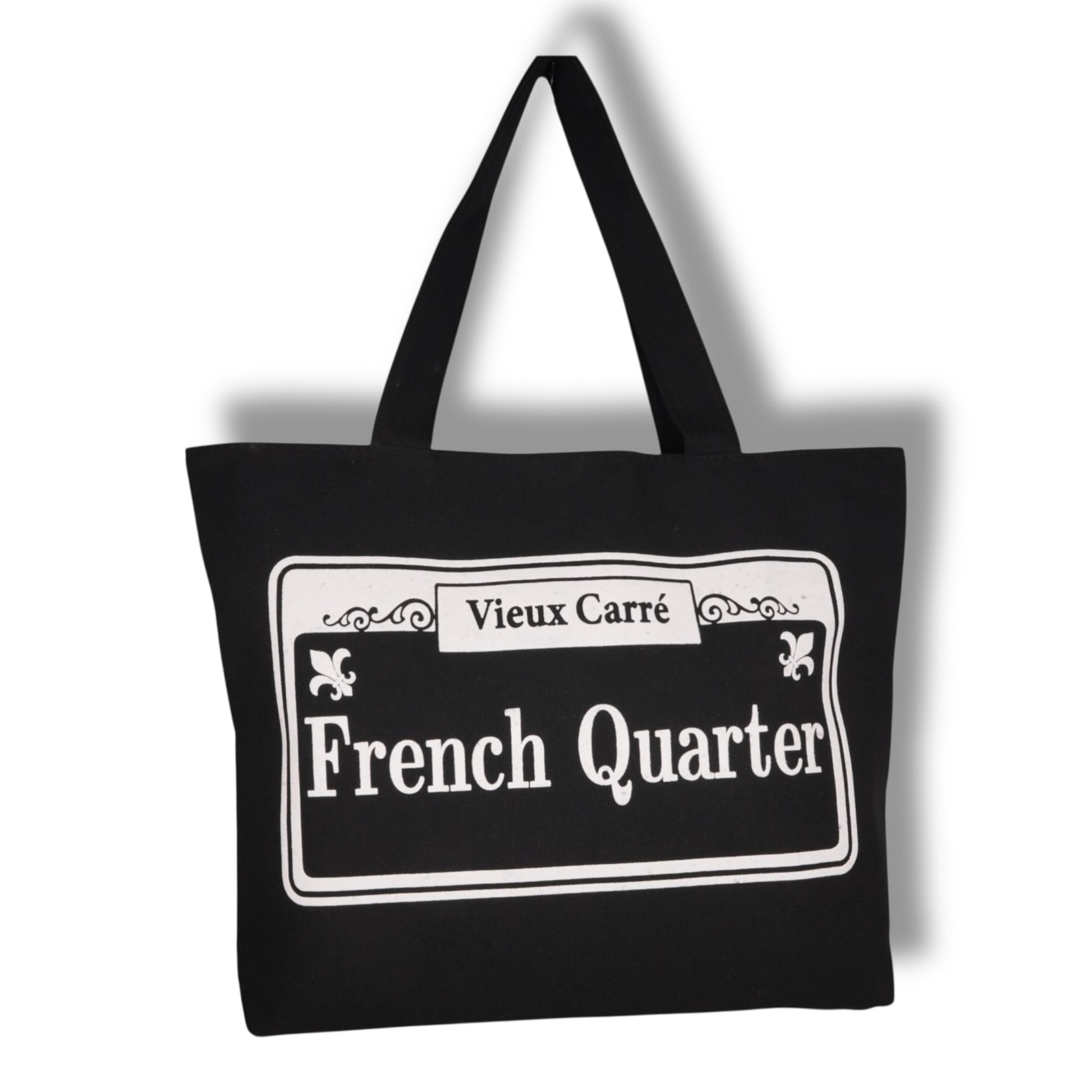 French Quarter Street Sign Canvas Tote Bag - Statues, Figurines & Sculptures - New Orleans Souvenir