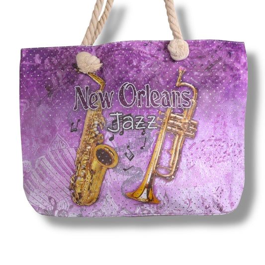 New Orleans Jazz Tote Bag - Tote Bags