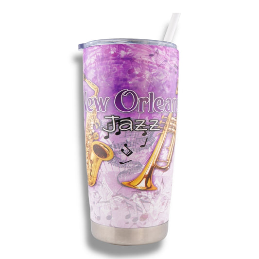 New Orleans Jazz Stainless Steel Flask - Flasks