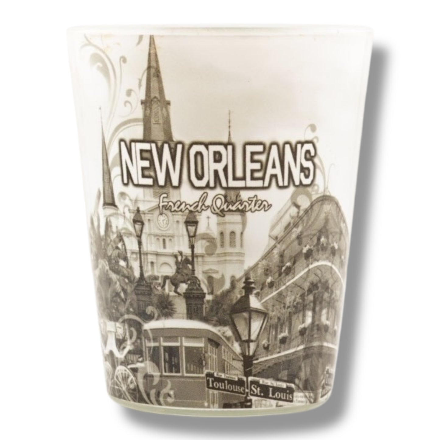 Saint Louis Cathedral Short Shot Glass - durable - Shot Glasses - New Orleans Souvenir