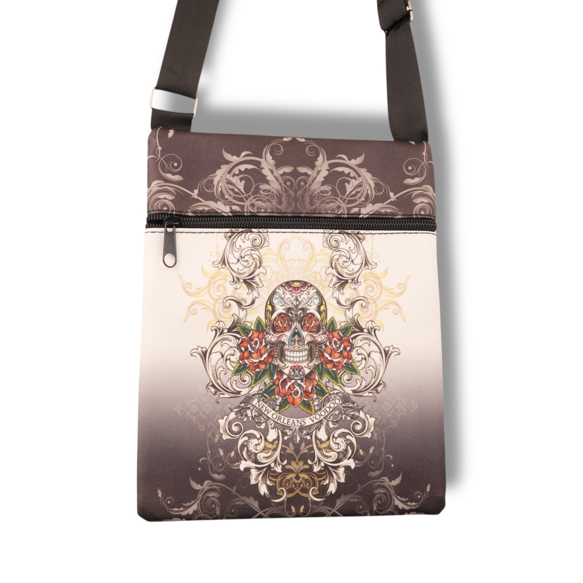 White Voodoo Skeleton Travel Bag - durable - Tote Bags - New Orleans Souvenir