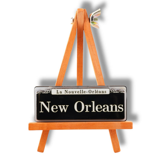 New Orleans Wooden Street Sign Magnet - Refrigerator Magnets