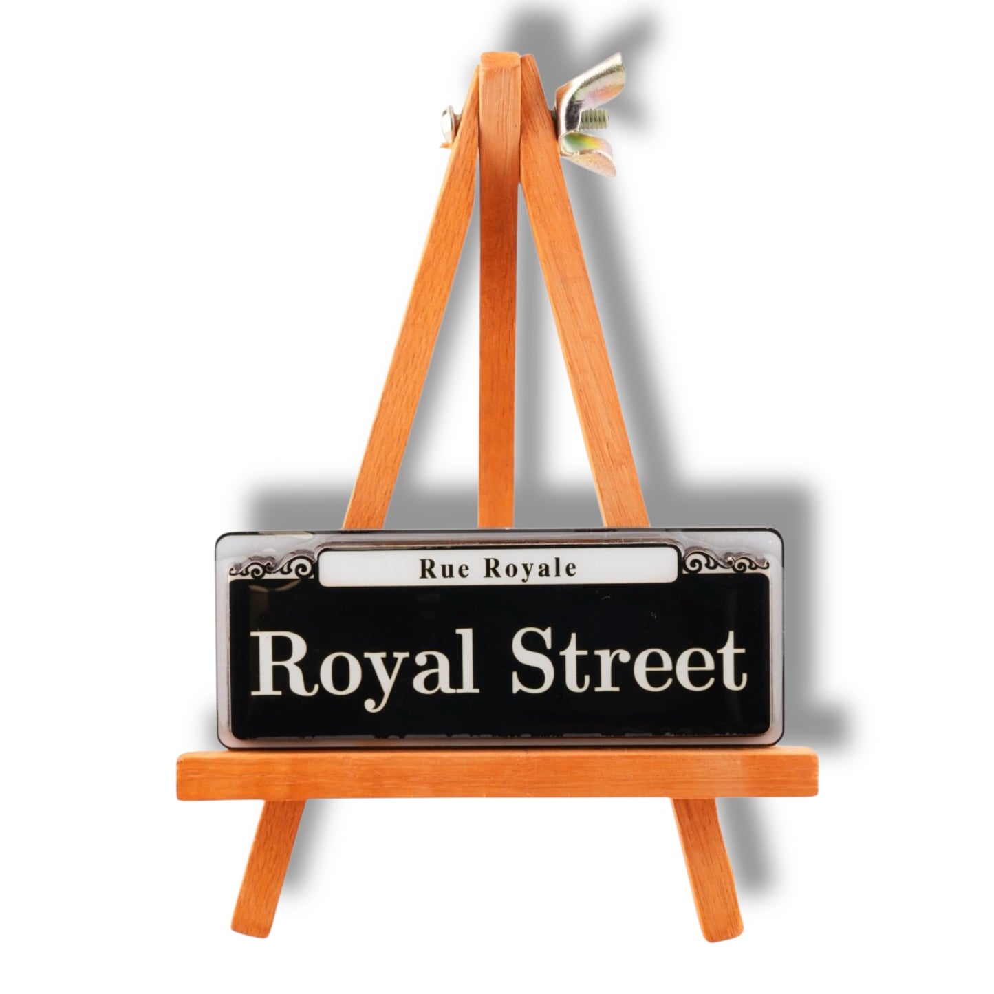 Royal Street Wooden Street Sign Magnet - local art - Refrigerator Magnets - New Orleans Souvenir